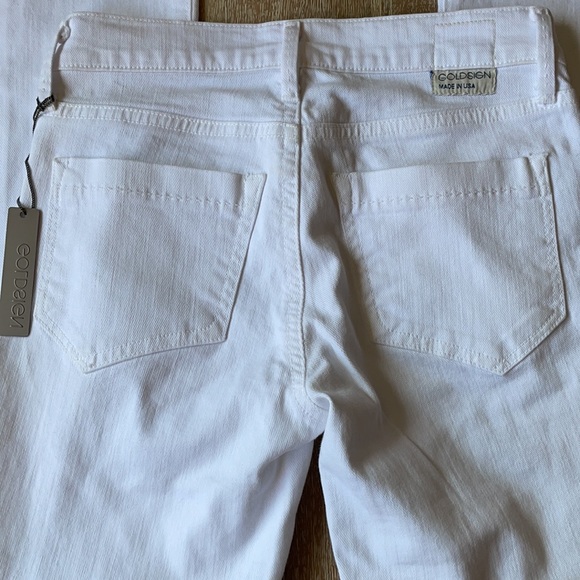 GOLDSIGN Misfit Mid-Rise Slim Straight Leg Jeans Size 23 - Picture 10 of 12